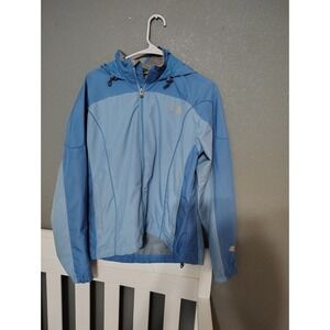 VTG North Face Blue Hooded Hydrenalite Jacket Women's M Windproof  Waterproof